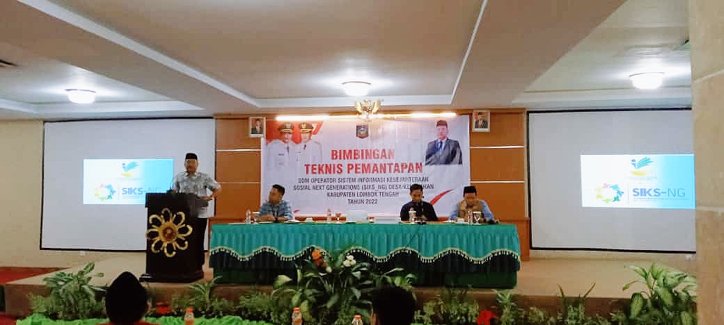 Bimtek Operator SIKS-NG Kabupaten Lombok Tengah