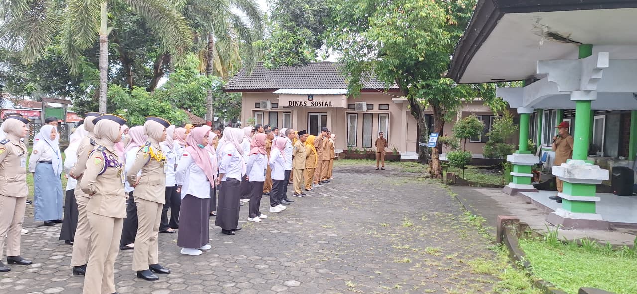 Apel Koordinasi Dinas Sosial