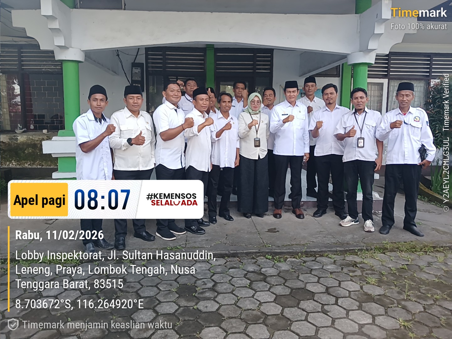 Apel Koordinasi Dinas Sosial